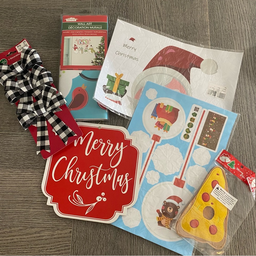 Christmas decoration lot